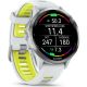 Умные часы Garmin Forerunner 970 47 мм белый/зеленый