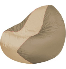 Кресло-мешок Flagman Classic К2.1-215 бежевый темный/бежевый