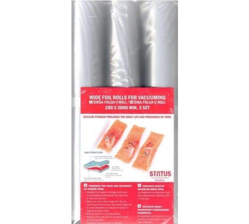 Рулоны вакуумной пленки Status VB 28x300-3 28x300 см 3шт