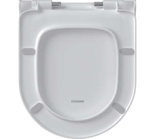 Унитаз подвесной Berges Wasserhaus Ego XL 54 с сиденьем Slim SO