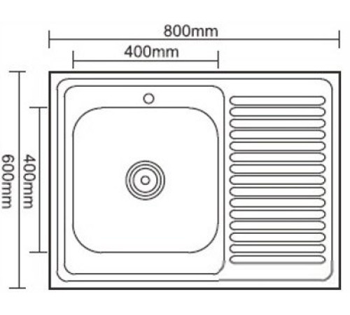 Кухонная мойка Ledeme L98060-6L