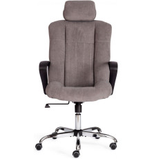 Офисное кресло TetChair Oxford хром/флок серый