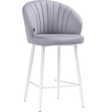 Стул с подлокотниками Woodville Бэнбу полубарный Velutto 49/белый