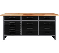 Стол-верстак Baumeister Конни BTC-008A антрацит