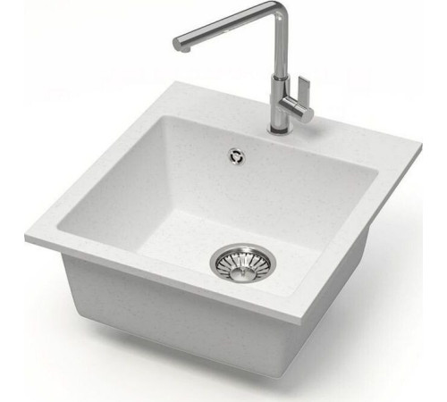 Кухонная мойка MARRBAXX Карельский камень модель 38/G31 белый