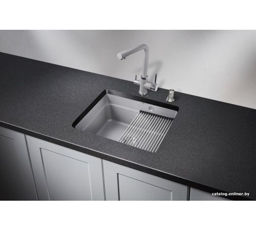 Кухонная мойка Granula KS-5501 алюминиум