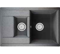 Кухонная мойка Berge BR-7612 графит матовый