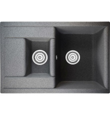 Кухонная мойка Berge BR-7612 графит матовый