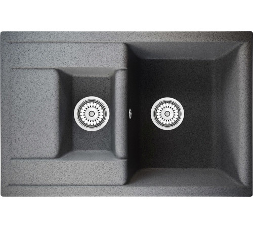 Кухонная мойка Berge BR-7612 графит матовый