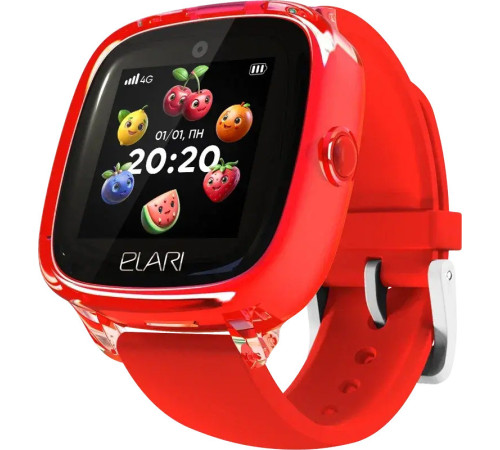 Детские умные часы Elari KidPhone Fresh 4G красный