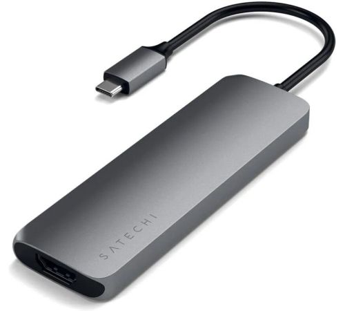 Док-станция Satechi Aluminum USB-C Multiport Pro Adapter ST-UCMPAM