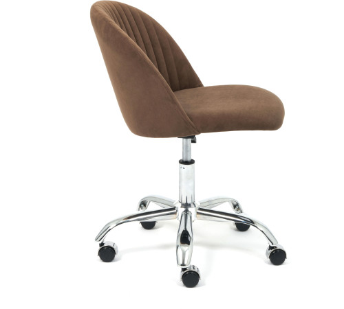 Кресло TetChair Melody флок, коричневый