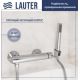 Смеситель Lauter Velvet 21СК9696С с лейкой Lily 21S10048