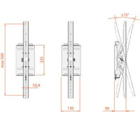 Кронштейн для телевизора Electric Light КБ-01-49