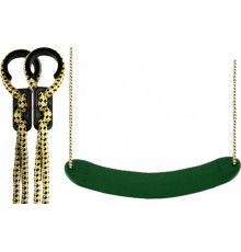 Подвесные качели Kampfer Гибкие пластиковые качели зеленый