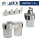 Набор аксессуаров для ванной Lauter 21TS3016 + 21TS3020 + 21TS3008 Chrome, 3 предмета