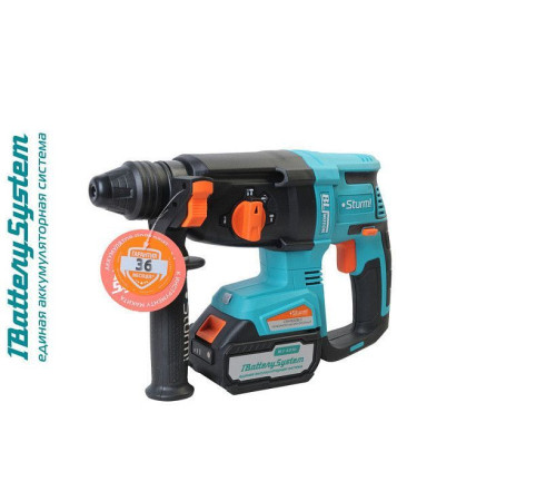 Перфоратор Sturm CRH1832BLC с 1-им АКБ, кейс