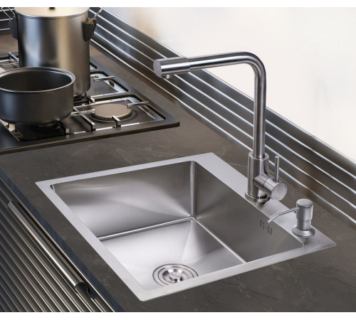 Кухонная мойка РМС MR-5050 с корзиной и дозатором