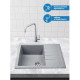 Кухонная мойка AV Engineering Best AV650500BGRA серый