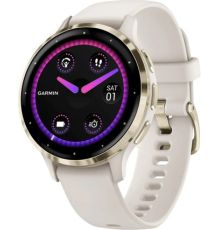 Умные часы Garmin Venu 3S слоновая кость, с силиконовым ремешком