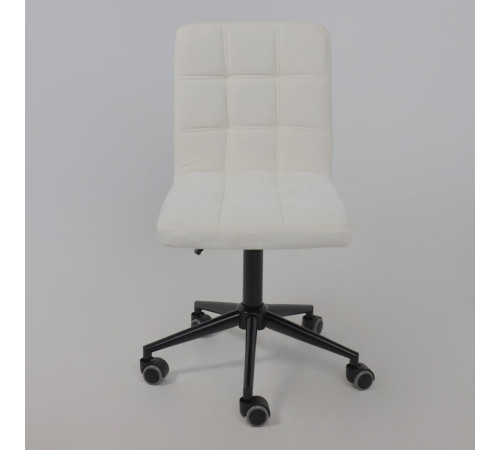Офисное кресло AksHome Sonata молочный шенилл Ote Canna 100/черный