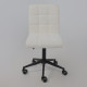 Офисное кресло AksHome Sonata молочный шенилл Ote Canna 100/черный