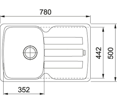 Кухонная мойка Franke Antea AZG 611-78 оникс