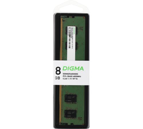 Оперативная память Digma 8ГБ DDR5 4800 МГц DGMAD5480008S