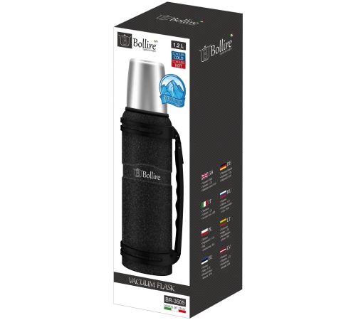 Термос Bollire BR-3505 1.2л черный