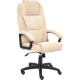 Офисное кресло TetChair Bergamo флок бежевый