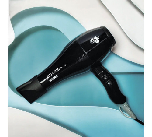 Фен ETI Line Digital Plus черный