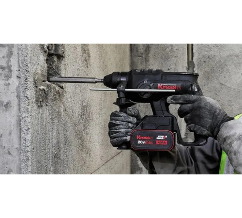 Перфоратор Kress KU390.4 с 2-мя АКБ, кейс