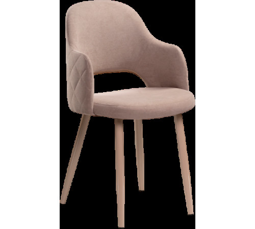 Стул с подлокотниками Woodville Гутрид 507225 капучино