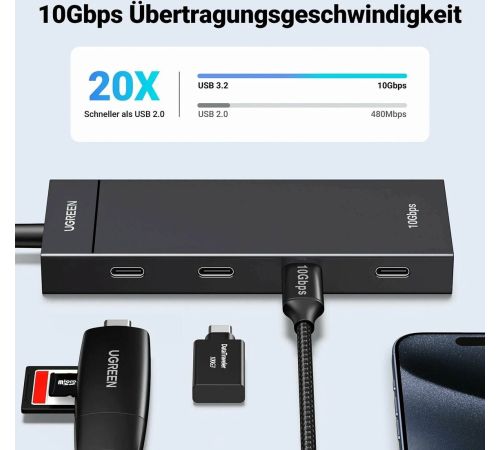 USB-хаб Ugreen CM806 35584