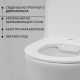 Унитаз подвесной Lauter Longer 2110822 + GROHE Rapid SL 39504000 с кнопкой овальная, хром