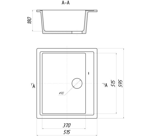 Кухонная мойка Gerhans A12 серый