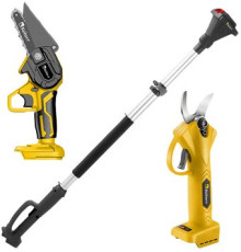 Kolner KPR 18BL+KCS 18+2S цепная пила, секатор, 2 АКБ