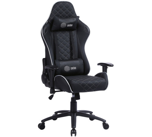 Кресло CACTUS CS-CHR-030BLS черный/серебристый