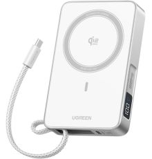 Внешний аккумулятор Ugreen MagFlow PB773 10000mAh белый
