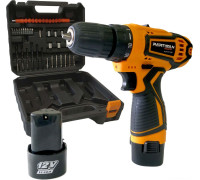 Дрель-шуруповерт Partisan AD-12.14BPSN с 2-мя АКБ, кейс, оснастка