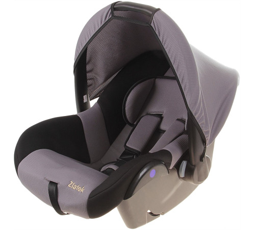 Детское автокресло Zlatek Colibri серый/черный