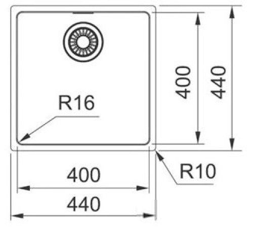 Кухонная мойка Franke FEX 110-40