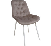 Стул Алвест Av 435 светло-коричневый бархат H-61/белый