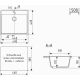 Кухонная мойка Mixline ML-GMU03 556717 белый камень
