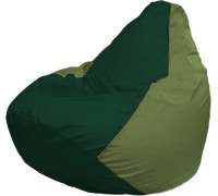 Кресло-мешок Flagman Груша Макси Г2.1-410 оливковый/зеленый темный