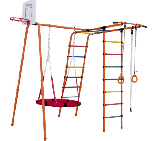 Детский спортивный комплекс Формула здоровья Street 1 оранжевый/радуга