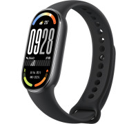 Фитнес-браслет Xiaomi Smart Band 10 черный, с черным силиконовым ремешком, международная версия