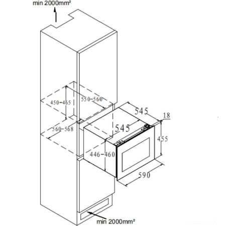 Винный шкаф Korting KFW 501 SL GN