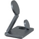 Беспроводное зарядное Magssory Yoga 3 в 1 Charging Station для Samsung Qi2 WCH017m темно-серый