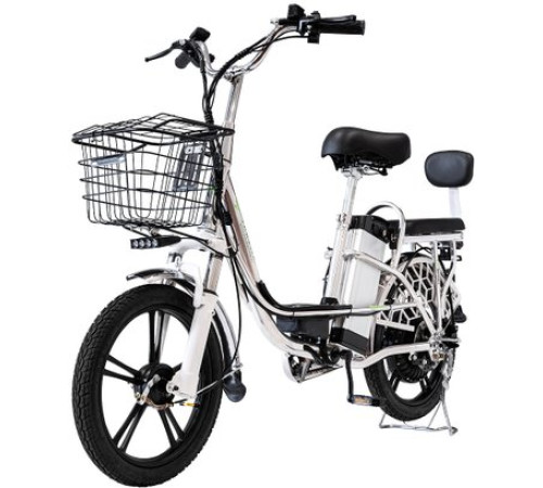 Электровелосипед Yakama S1 серебристый